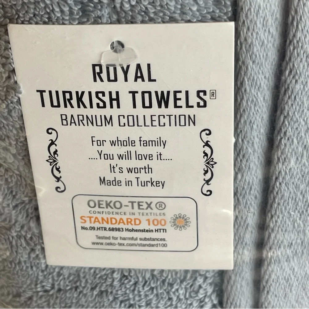 Barnum Turkish Cotton Thick and Plush Towel Set of 4 -2 Large Bath Towels